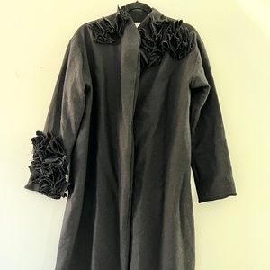 Carmen Secareanu Goth Flowers Coat